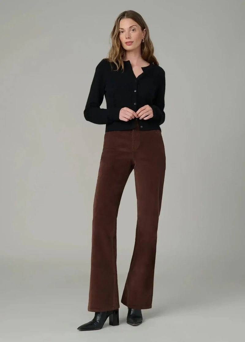 Joe's Jeans The Provocateur Petite Bootcut - Chocolate-Hand In Pocket