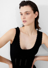 French Connection Nellis Cotton Crochet Dress - Black-Hand In Pocket