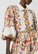 Cleobella Leigh Mini Dress - Lagos Print-Hand In Pocket