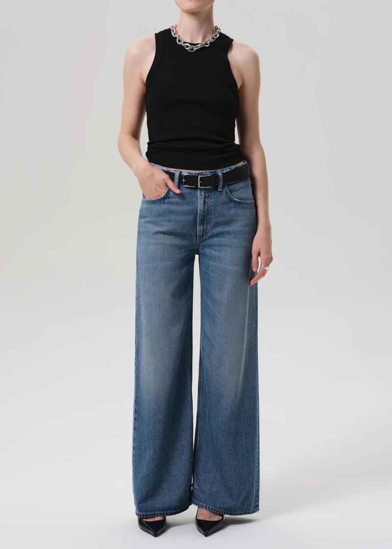 Citizens of Humanity Paloma Baggy Wide Leg Jean - Jete-Hand In Pocket