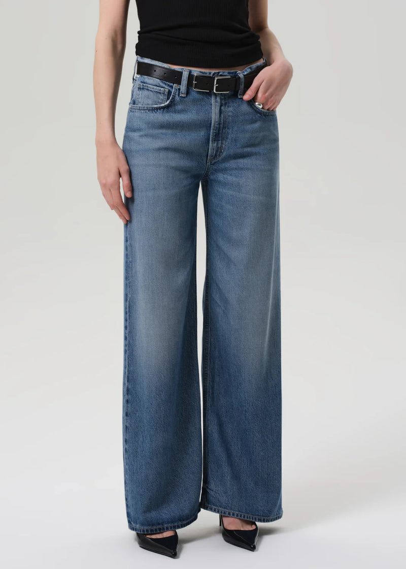 Citizens of Humanity Paloma Baggy Wide Leg Jean - Jete-Hand In Pocket