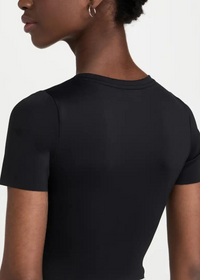 Good America Scuba Tee Bodysuit-Black ***FINAL SALE***-Hand In Pocket