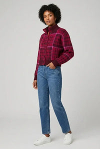 RD Style Caesarea Cardigan - Burgundy-Hand In Pocket