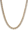 Bracha Reign Tennis Necklace - Gold-Hand In Pocket