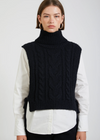 En Saison Waverly Sweater Shirt - Ivory/Black-***FINAL SALE***-Hand In Pocket