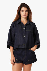 Habitual Cape Denim Jacket - Rinse-Hand In Pocket
