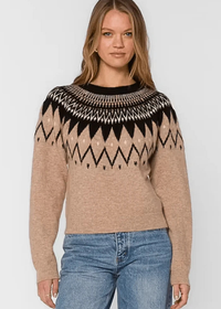 Velvet Heart Delvine Sweater - Dune Black Nordic-Hand In Pocket