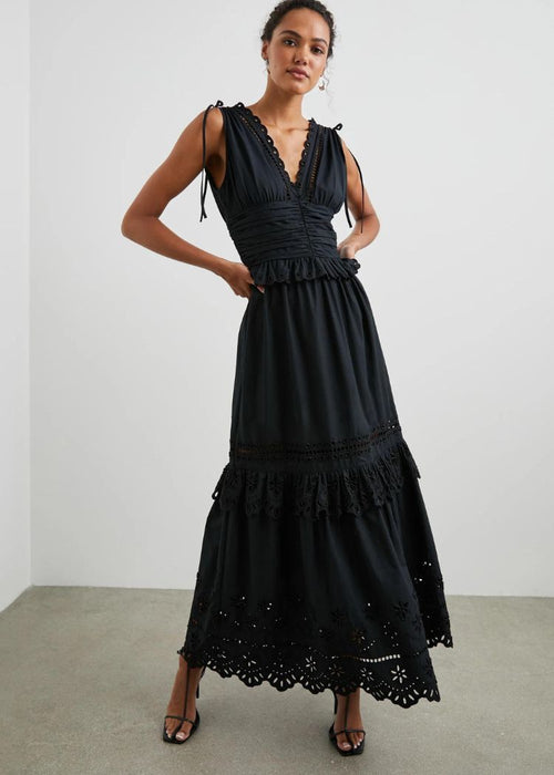 Rails Esmeralda Dress- Black-Hand In Pocket