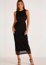 Astrid Cutout Midi Dress - Black ***FINAL SALE***-Hand In Pocket