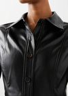 Rails Ruby Longsleeve Faux Leather Shirtdress-***FINAL SALE***-Hand In Pocket