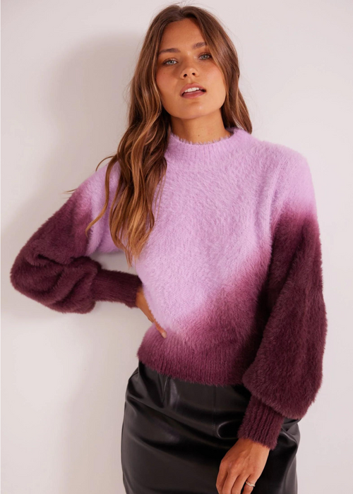 Nola Dip Dyed Sweater-Hand In Pocket