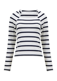 Rallie Stripe Long Sleeve Tee ***FINAL SALE***-Hand In Pocket