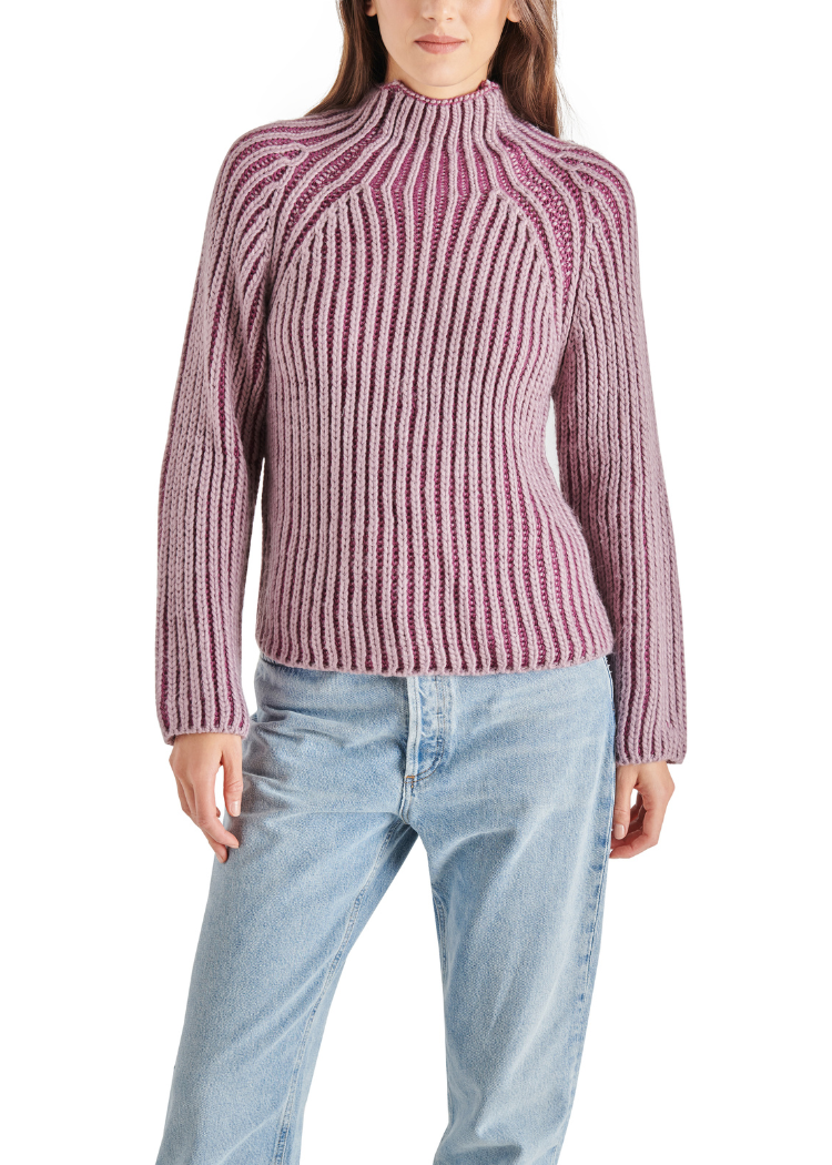Steve Madden Terra Sweater - Mulberry ***FINAL SALE***-Hand In Pocket