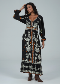 Aylaya Sofia Dress- Black