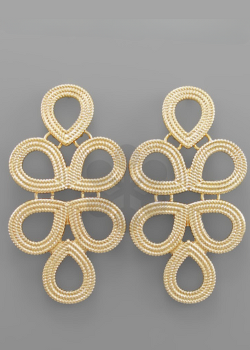 Kyle Earings-Gold-Hand In Pocket