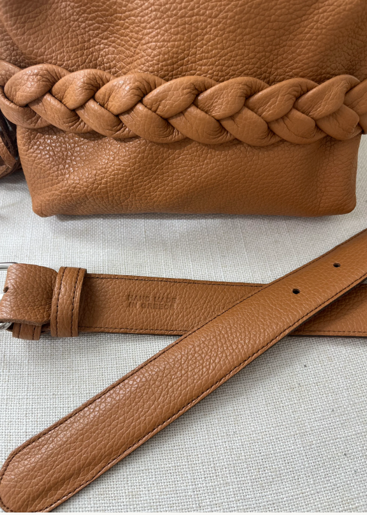 Ciel Belt Bag-Camel-Hand In Pocket