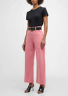 Pistola Penny Crop- Flamingo ***FINAL SALE***-Hand In Pocket