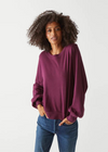 Mac Puff Sleeve Crew Neck - Plum ***FINAL SALE***-Hand In Pocket
