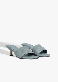 Schutz Kelsea Heel- Infinite Blue-Hand In Pocket