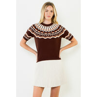 THML Margo Sweater - Cinnamon-Hand In Pocket