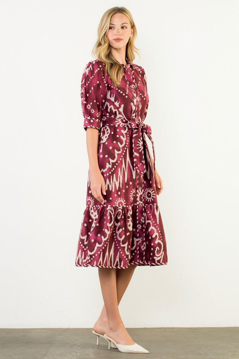 THML Georgia Midi Dress- PL-Hand In Pocket