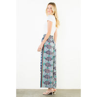 THML Lucy Loose Pant - Blue-Hand In Pocket