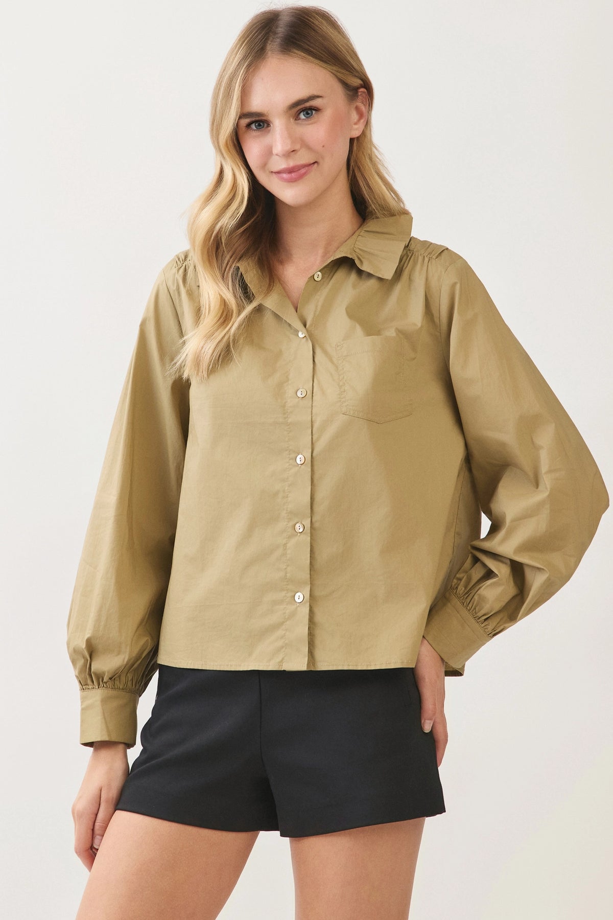 Audrey Top - Khaki