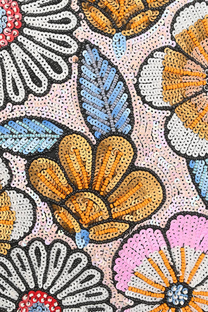 Daisy Daydream Embellished Shoulder Bag-Hand In Pocket