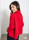 Aja Sweater- Scarlett-Hand In Pocket