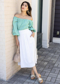 Mavis Off Shoulder Top ***FINAL SALE***-Hand In Pocket