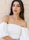 Alex Circle Charm Necklace-Hand In Pocket