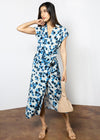 Tristan Floral V-Neck Side Knot Dress ***FINAL SALE***-Hand In Pocket