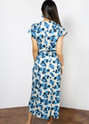 Tristan Floral V-Neck Side Knot Dress ***FINAL SALE***-Hand In Pocket