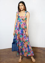 THML HIbiscus Maxi Dress-Hand In Pocket