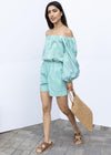 Louie Stripe Shorts-Hand In Pocket