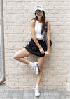 Mila Sporty Tiered Skirt - Black-Hand In Pocket