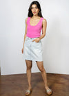 Michael Stars Elodie Crop Scoop Neck Tank-Azalea ***FINAL SALE***-Hand In Pocket