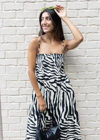 Pistola Smocked Bianca Dress - Safari-Hand In Pocket