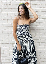 Pistola Smocked Bianca Dress - Safari-Hand In Pocket