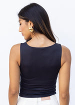 RD Style Mariana Uneck Tank - Black-Hand In Pocket