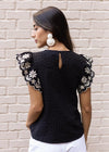 THML Beale Embroidered Top-***FINAL SALE***-Hand In Pocket