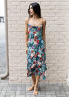ASTR the Label Gaia Dress-Floral-Hand In Pocket