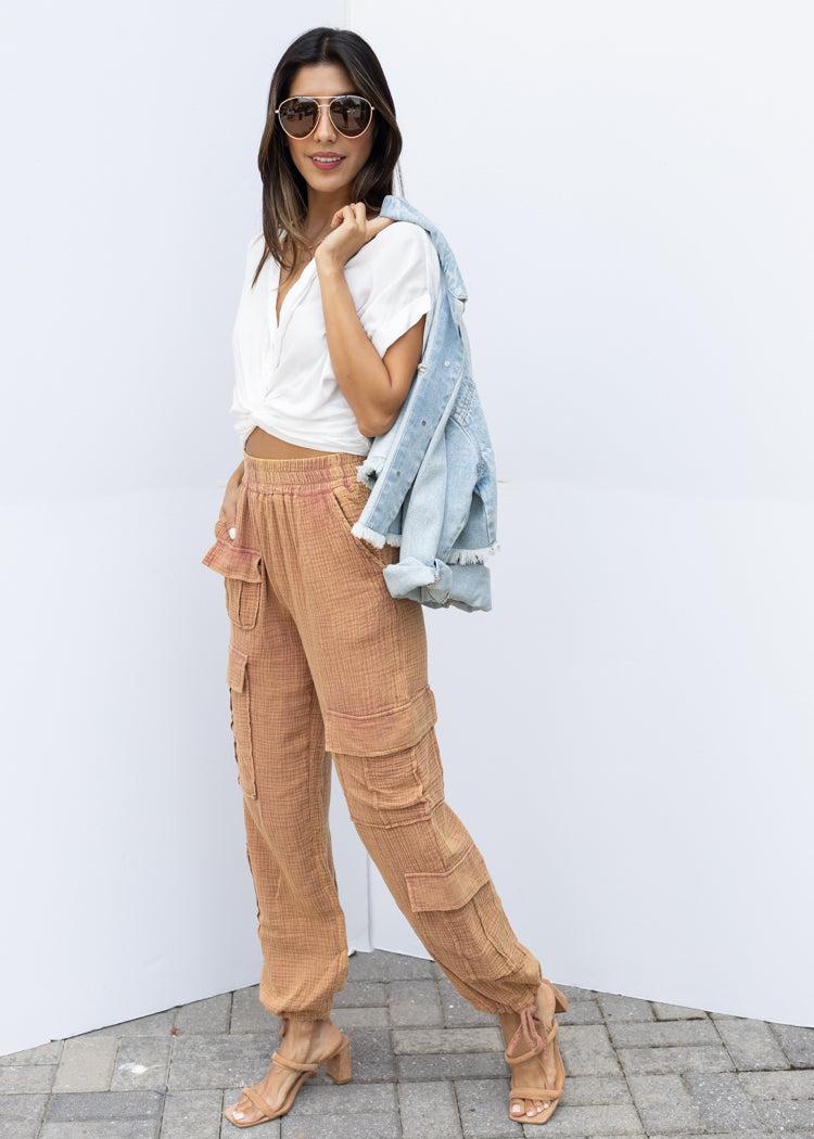 Genesis Pocket Cargo Pants-***FINAL SALE***-Hand In Pocket