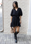 Raven Mini Dress-Hand In Pocket