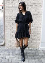 Raven Mini Dress-Hand In Pocket