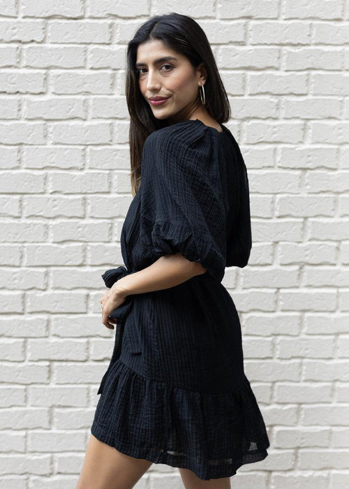 Raven Mini Dress-Hand In Pocket
