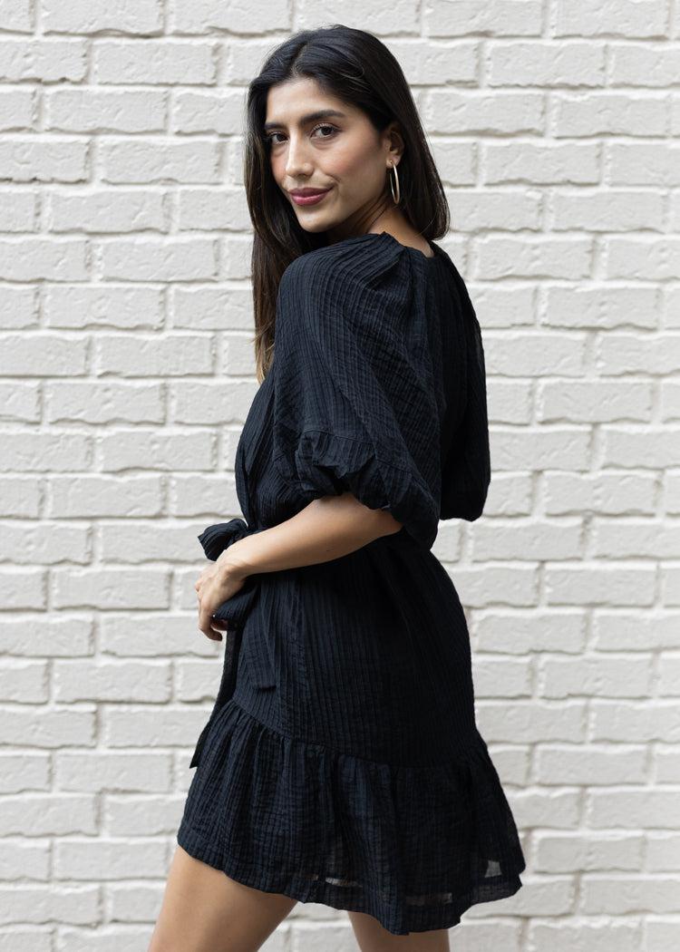 Raven Mini Dress-Hand In Pocket