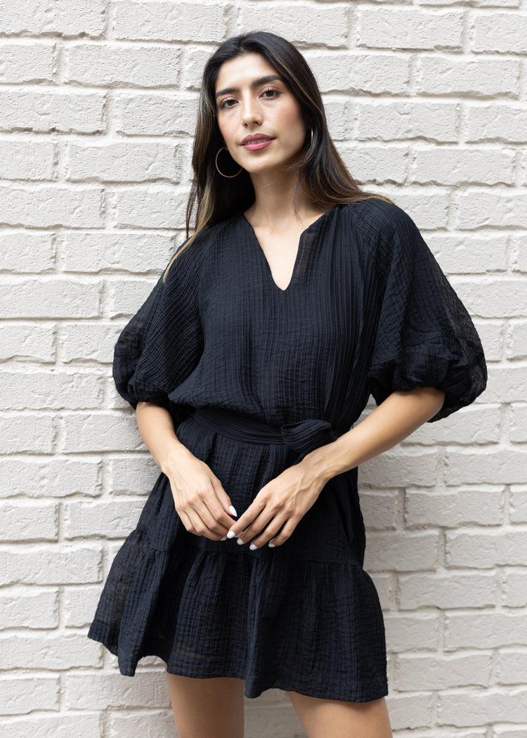 Raven Mini Dress-Hand In Pocket