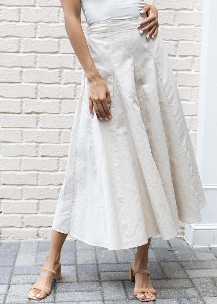 Ravyn Godet Maxi Skirt ***FINAL SALE***-Hand In Pocket