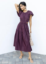 Allegra Cutout Midi Dress-Hand In Pocket